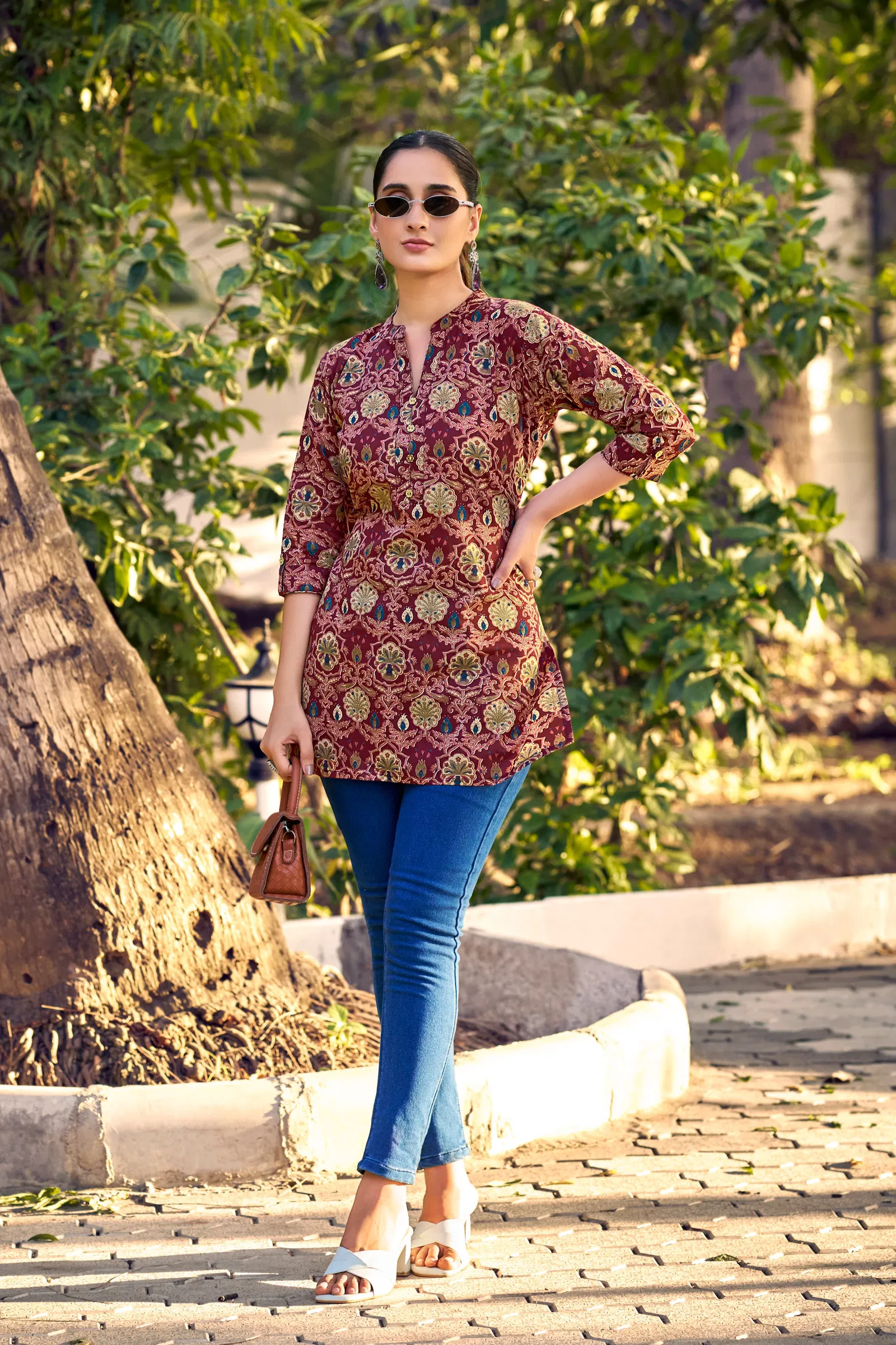 Cotton Shorties Vol 8 By Tips And Tops Cotton Ladies Top Exporters In India